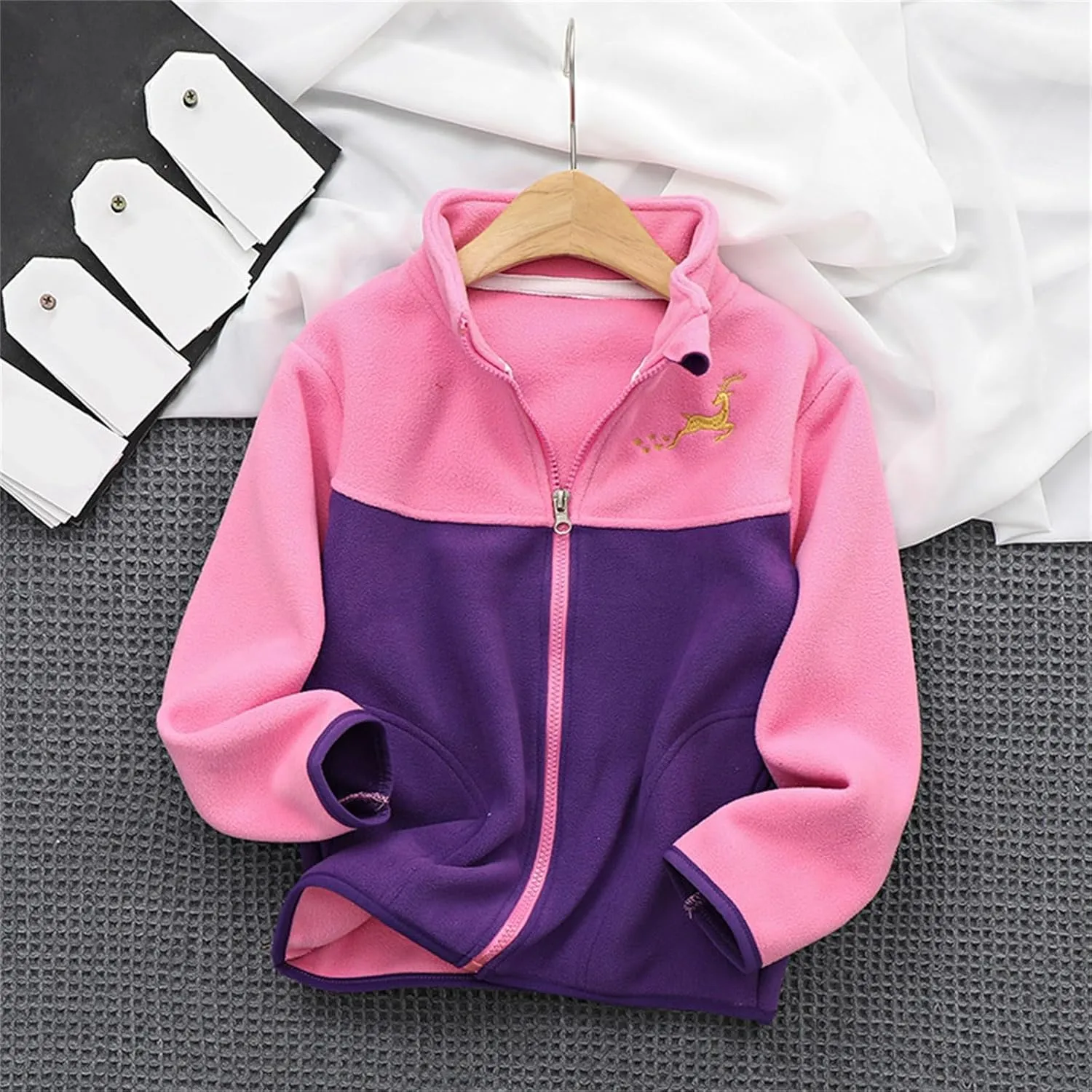 Boys Winter Jackets Coats Kids Boys Thick Cotton Padded Sports Jacket Sweatshirt Fleece 4t Winter Clothes for