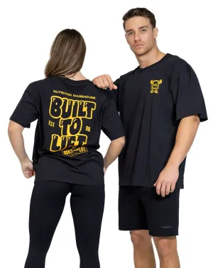 Built To Lift T-Shirt by Nutrition Warehouse