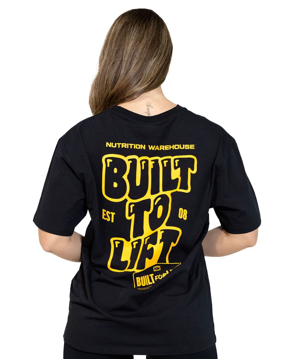 Built To Lift T-Shirt by Nutrition Warehouse