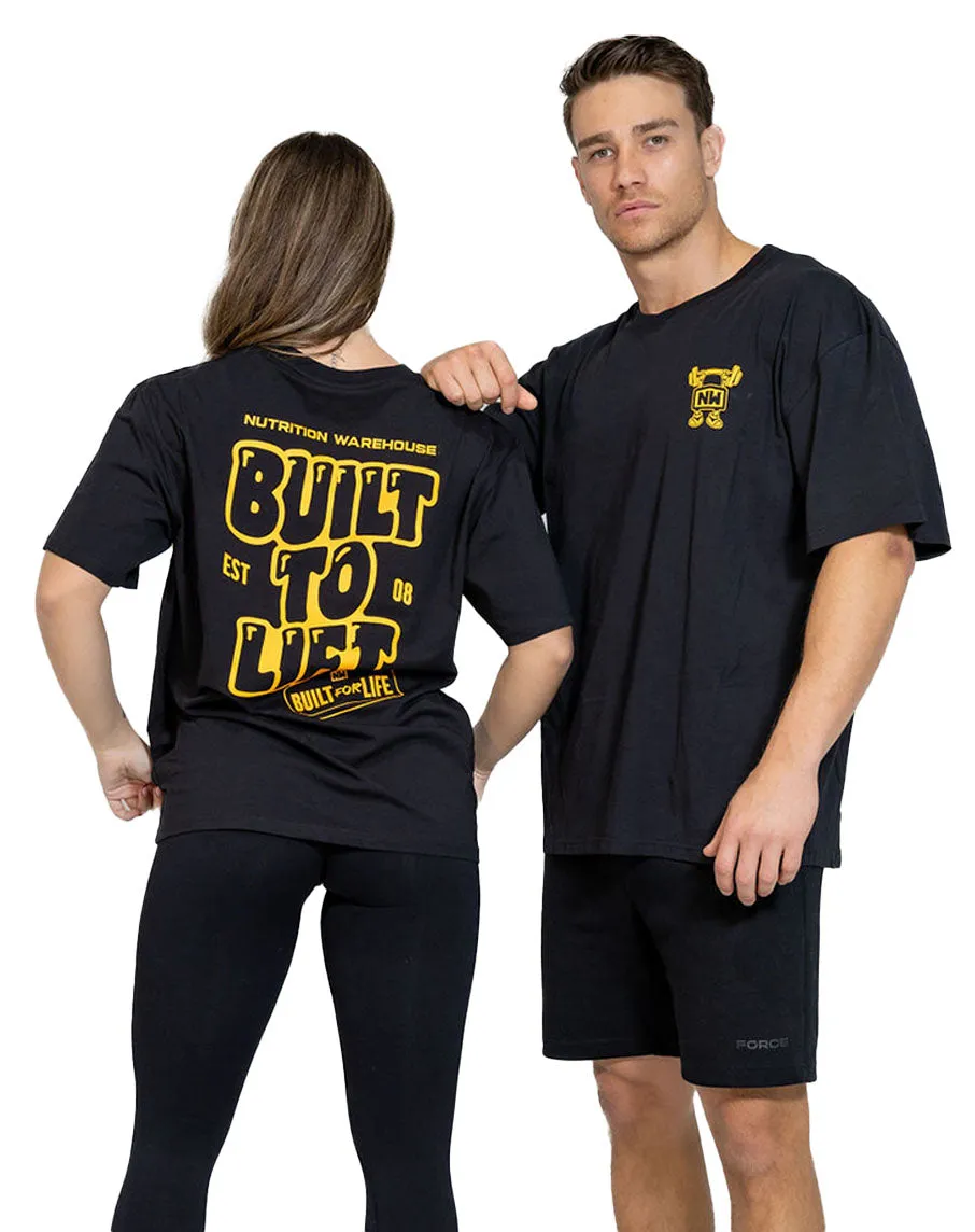 Built To Lift T-Shirt by Nutrition Warehouse