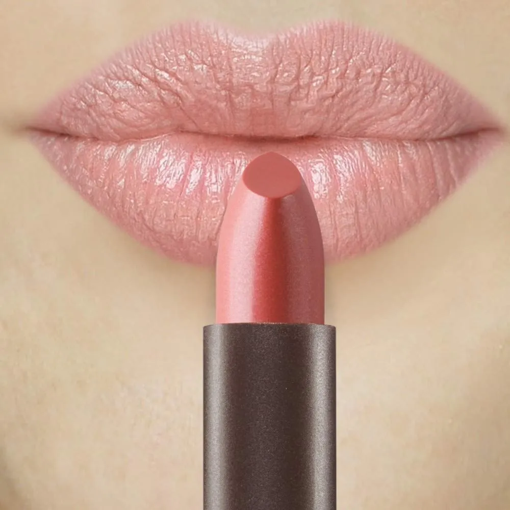 Burts Bees 100% Natural Glossy Lipstick, Nude Rain - 1 Tube
