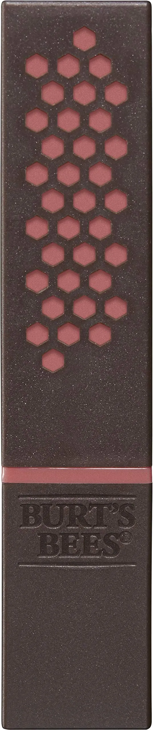 Burts Bees 100% Natural Glossy Lipstick, Nude Rain - 1 Tube