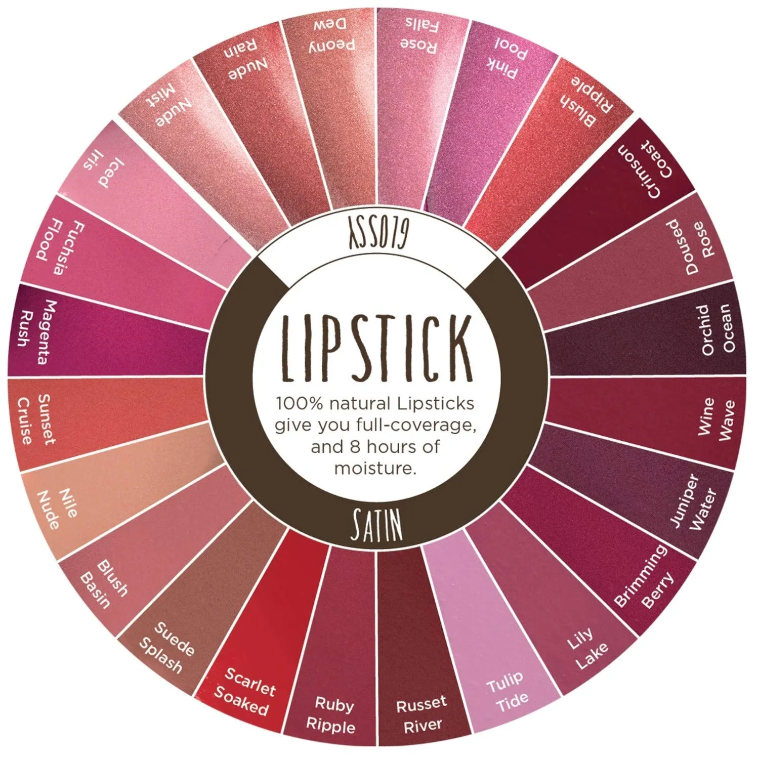 Burt's Bees 100% Natural Moisturizing Lipstick, Lily Lake, 1 Tube