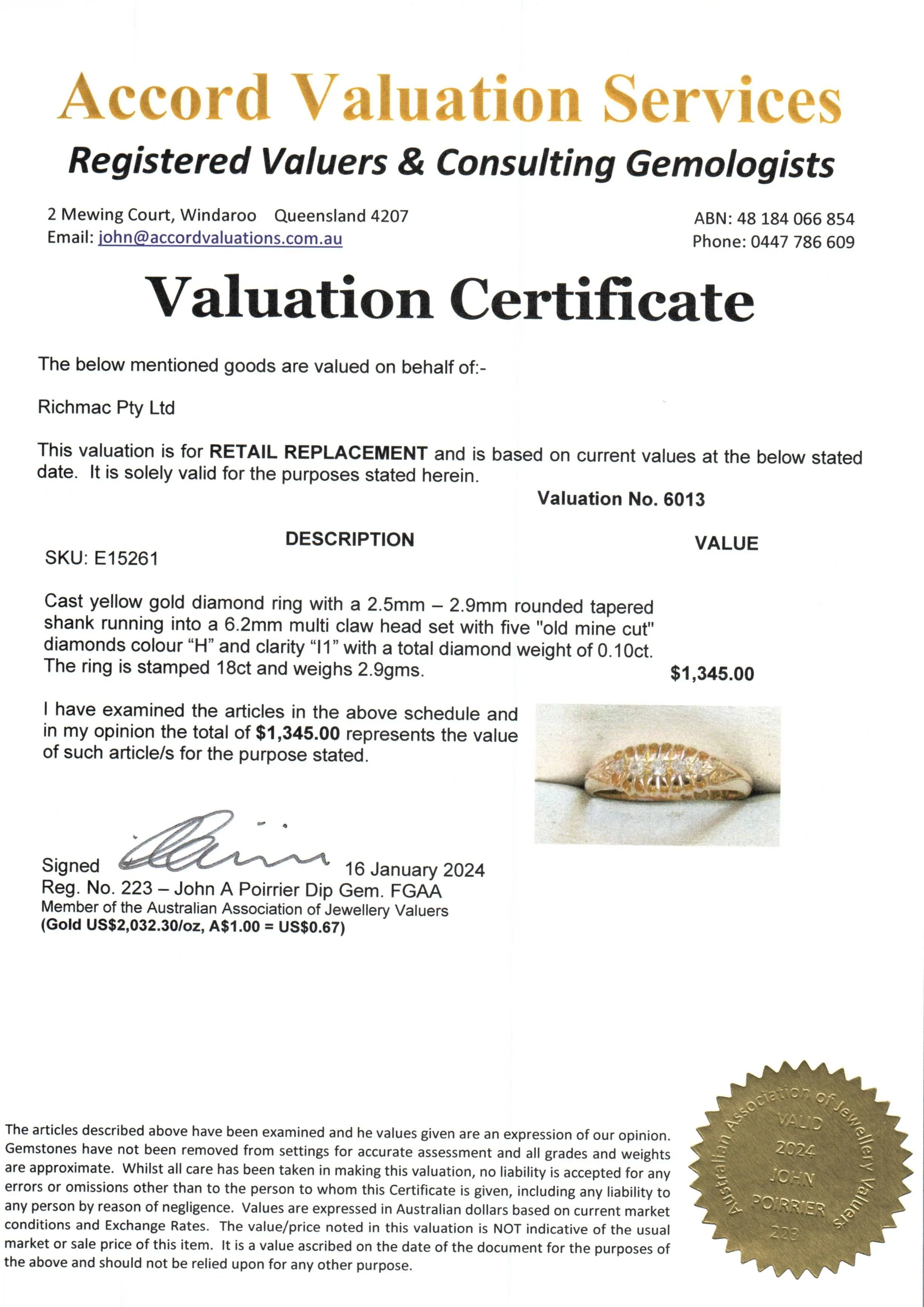 Captivating 18ct Gold Old Mine Cut Diamond Ring - A Tale of Romance & Elegance