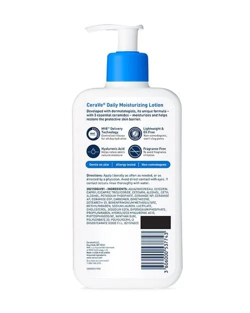 Cerave Moisturizing lotion 355ml