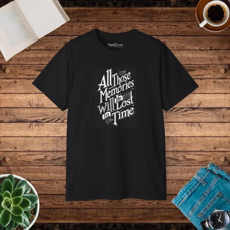 Chic t Shirt Memories Lost in Time
