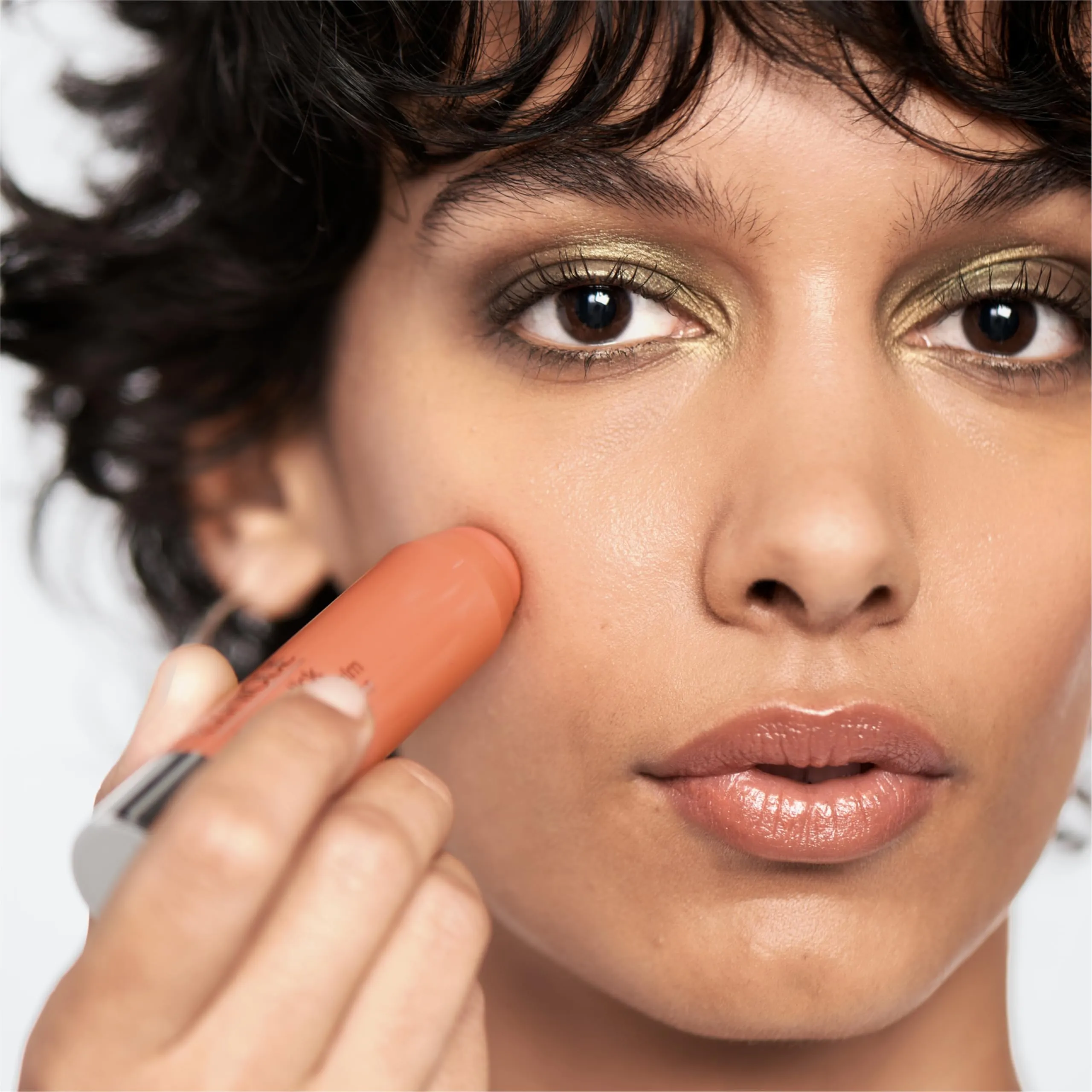 Clinique Chubby Cream Blush Stick Cheek Colour Balm, Plumped Up Peony, 1 Count