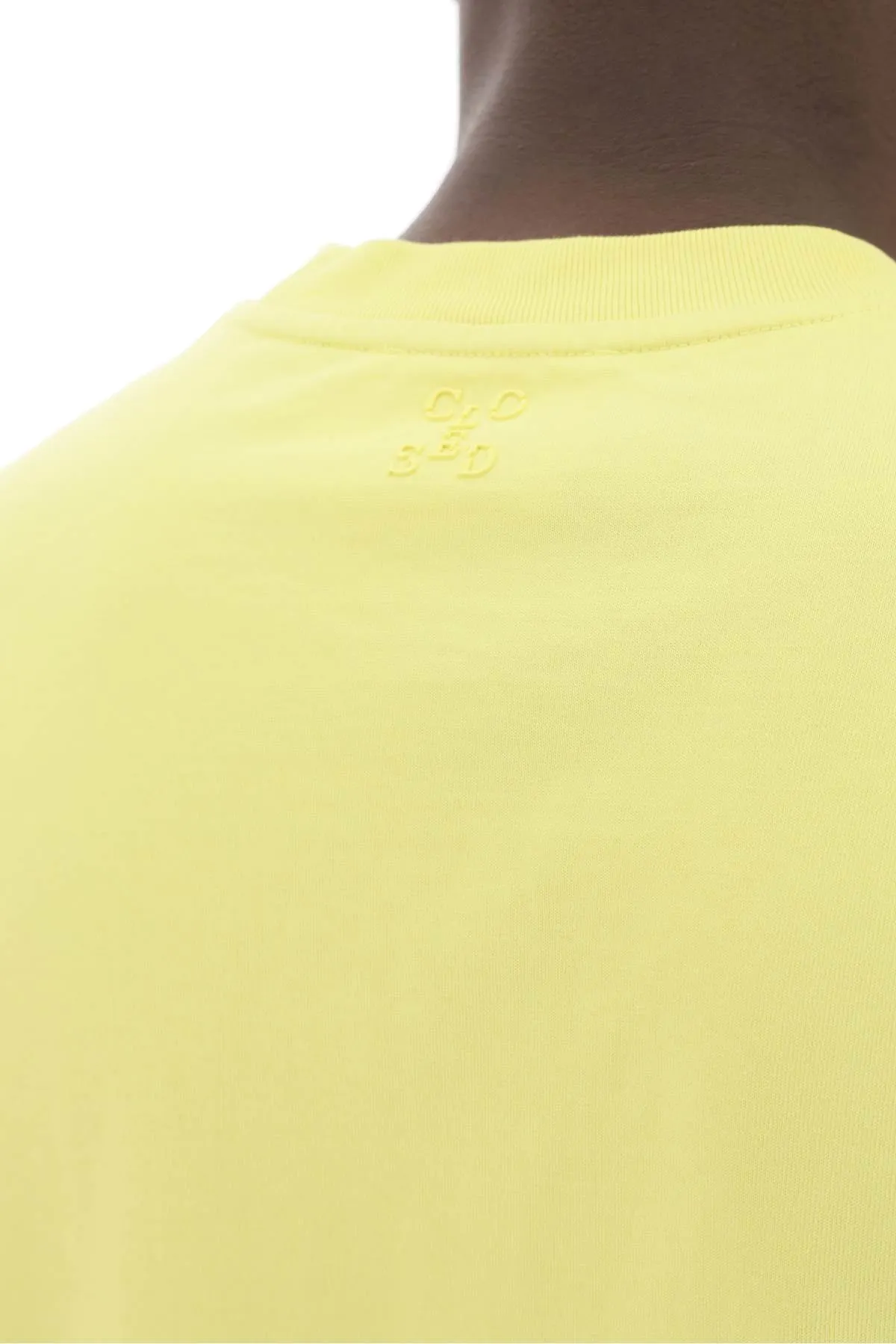 Closed crew-neck t-shirt C85038 434 20 PRIMARY YELLOW