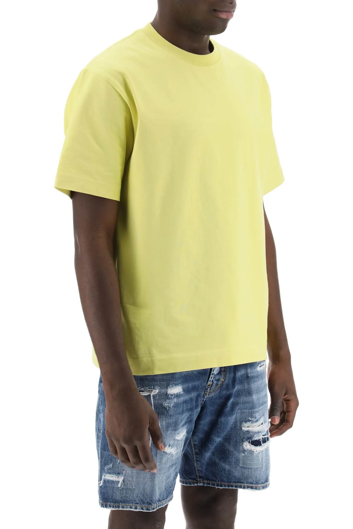 Closed crew-neck t-shirt C85038 434 20 PRIMARY YELLOW
