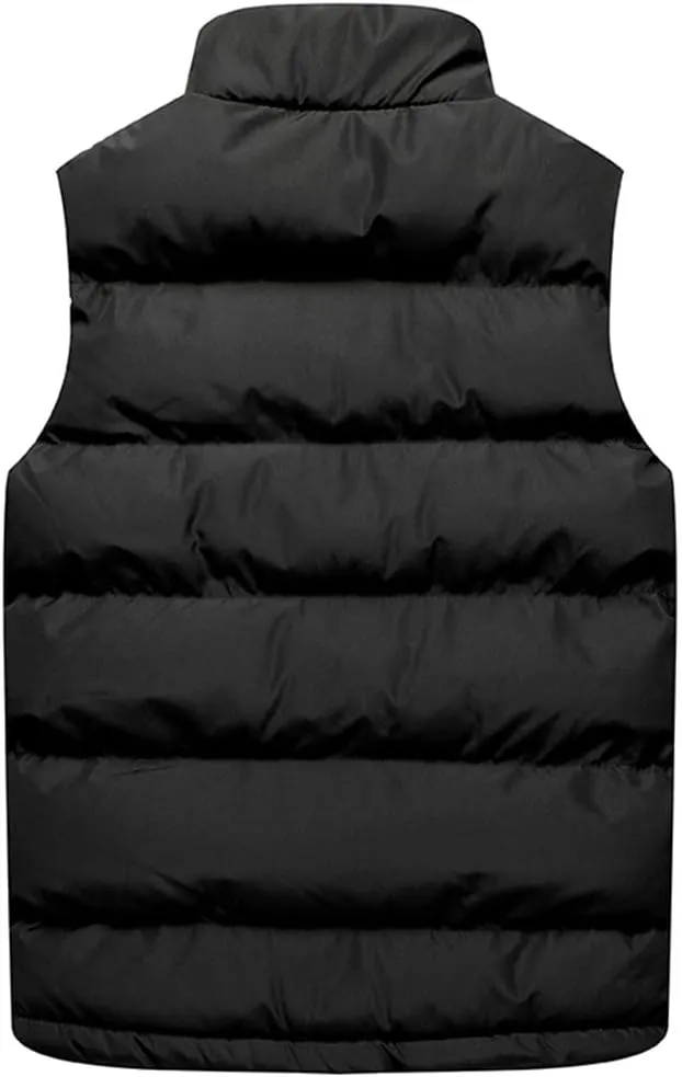Cotton Vest Men Winter Jackets Thick Sleeveless Coats Male Warm Padded Waistcoat Gilet