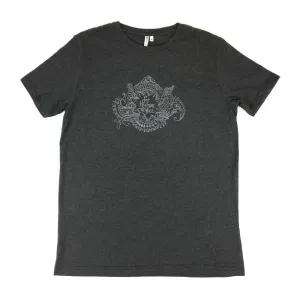 CREW CHARCOAL FOR HUMAN JUSTICE GRAY HENNA