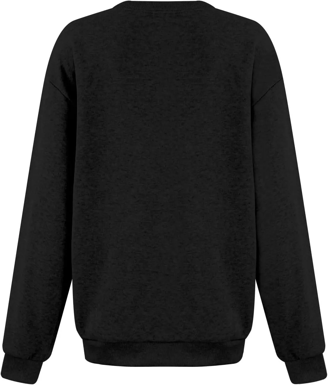 Crewneck Sweatshirts Women Comfy Pullover Crew Neck Sweatshirt Trendy Fleece Fall Sweaters Outfits 2024