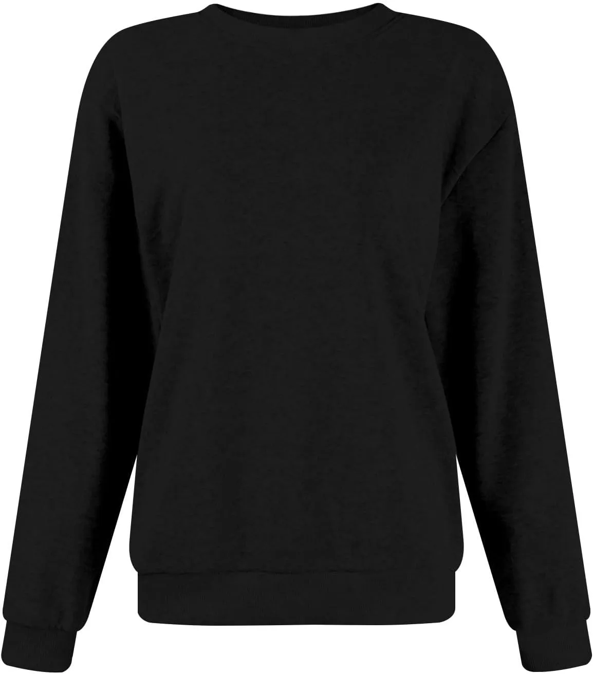 Crewneck Sweatshirts Women Comfy Pullover Crew Neck Sweatshirt Trendy Fleece Fall Sweaters Outfits 2024