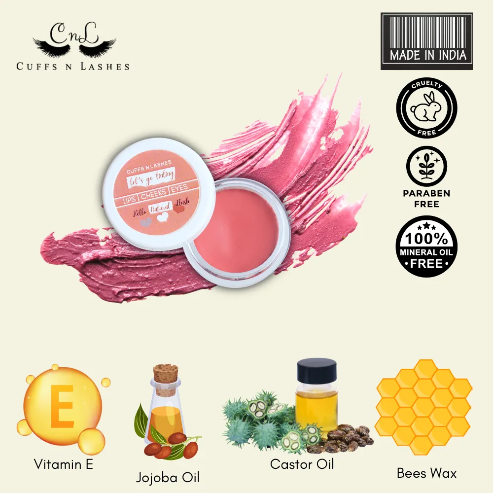 Cuffs N Lashes Let's Go Tinting - Lip Cheek & Eye Tint