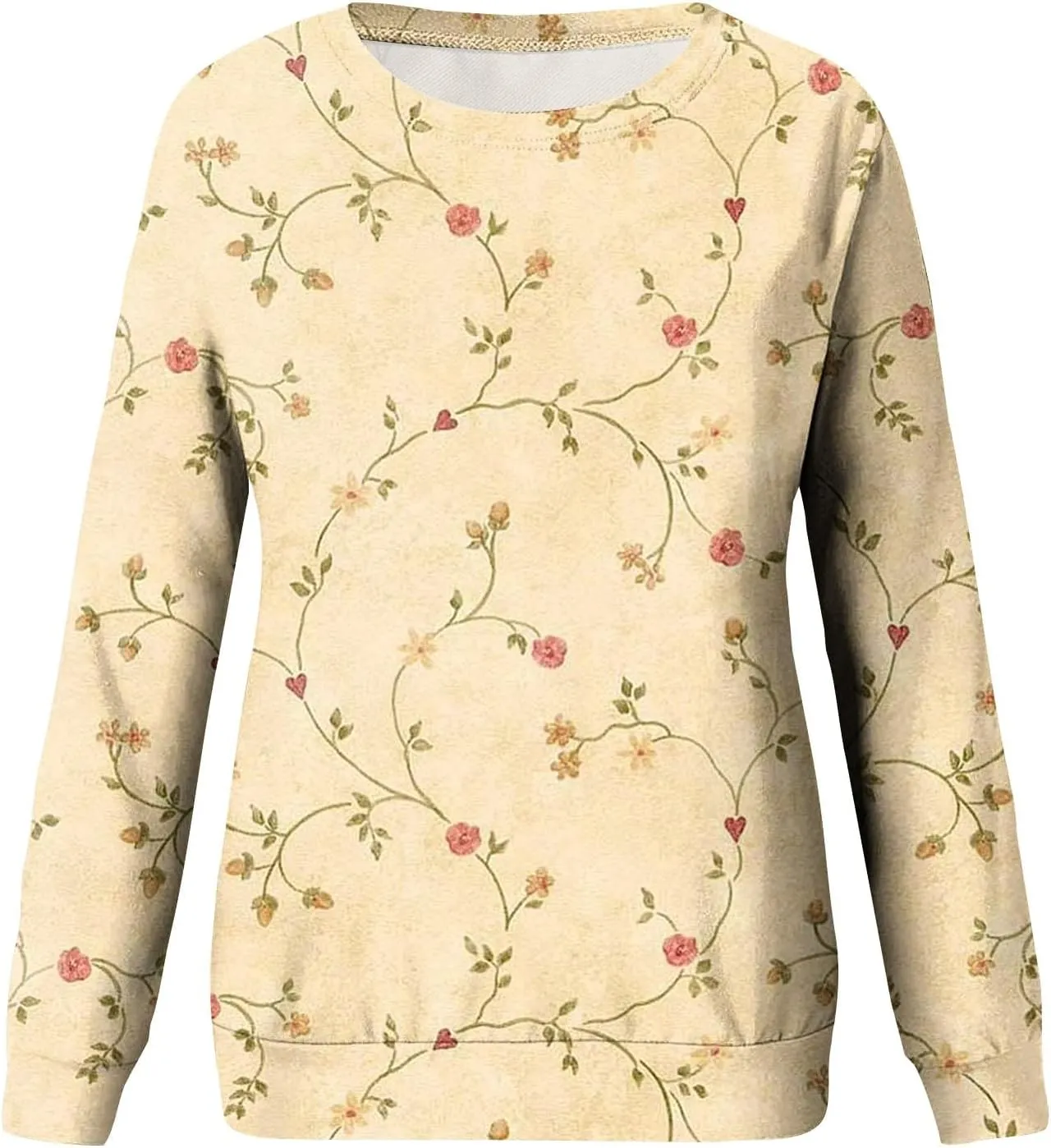 Cute Sweatshirts For Women Fall Pullover Sweater Tops Comfy Sweatshirts Printed Travel Outfits
