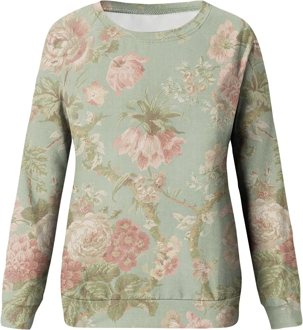Cute Sweatshirts For Women Fall Pullover Sweater Tops Comfy Sweatshirts Printed Travel Outfits