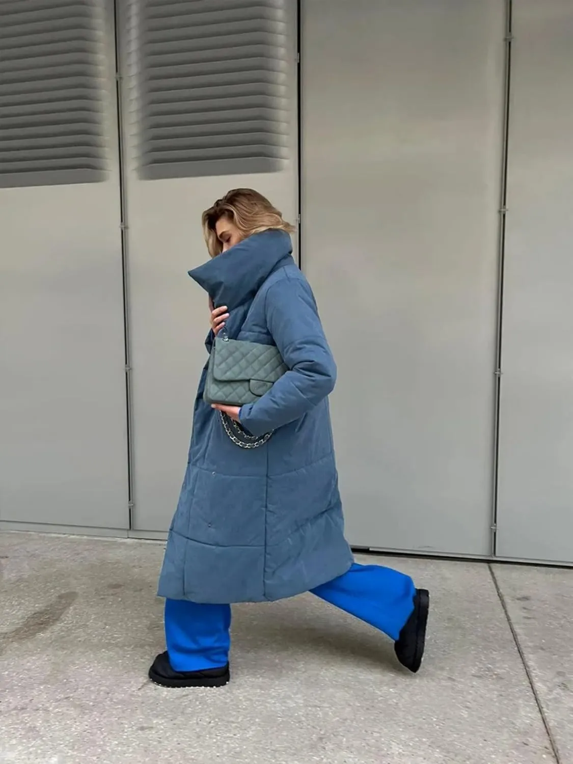 Dawery Women Loose Thicken Jackets Parkas Winter Coats Oversized Warm Long Belt Puffer Jackets Ladies Cotton Padded Jacket