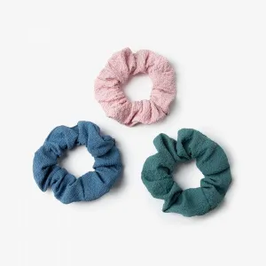 Denim Multi Scrunchies Set