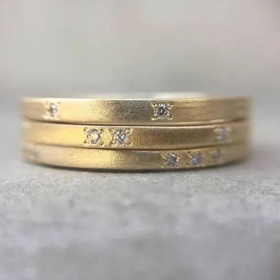 Diamond Bando Ring - Size 6.5 (Sapphire and Ruby also in stock)