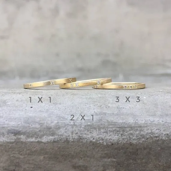 Diamond Bando Ring - Size 6.5 (Sapphire and Ruby also in stock)