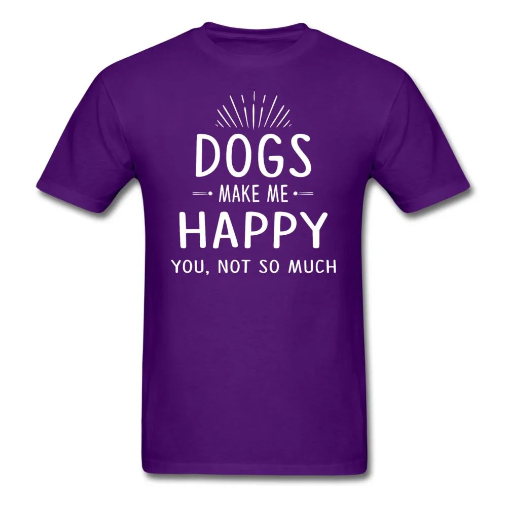 Dogs make me happy Unisex T-shirt