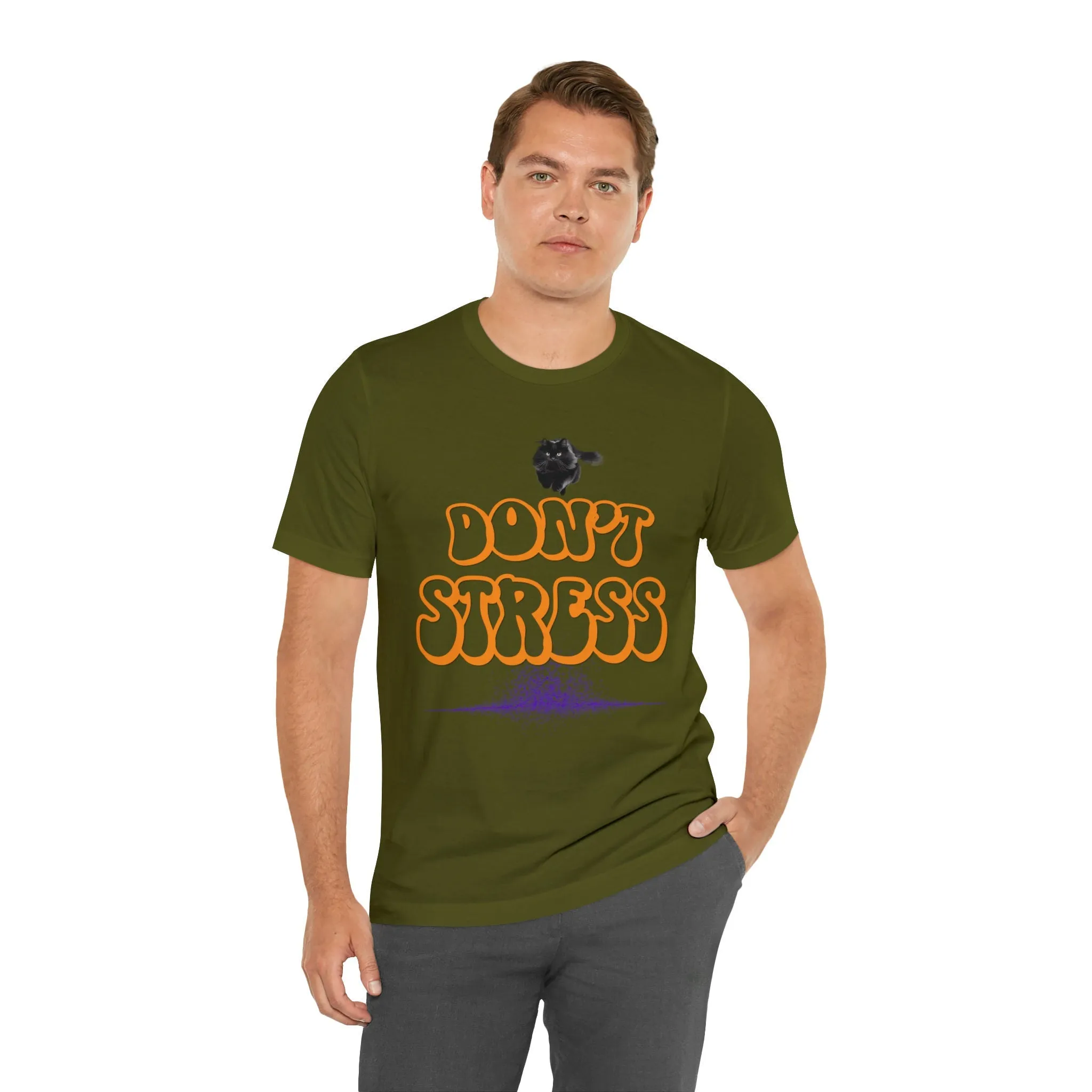 Don't Stress Life | Worry Free T-shirt | Live Happy Peaceful Relaxation | Stress Relief | Anxiety Relief T-shirt