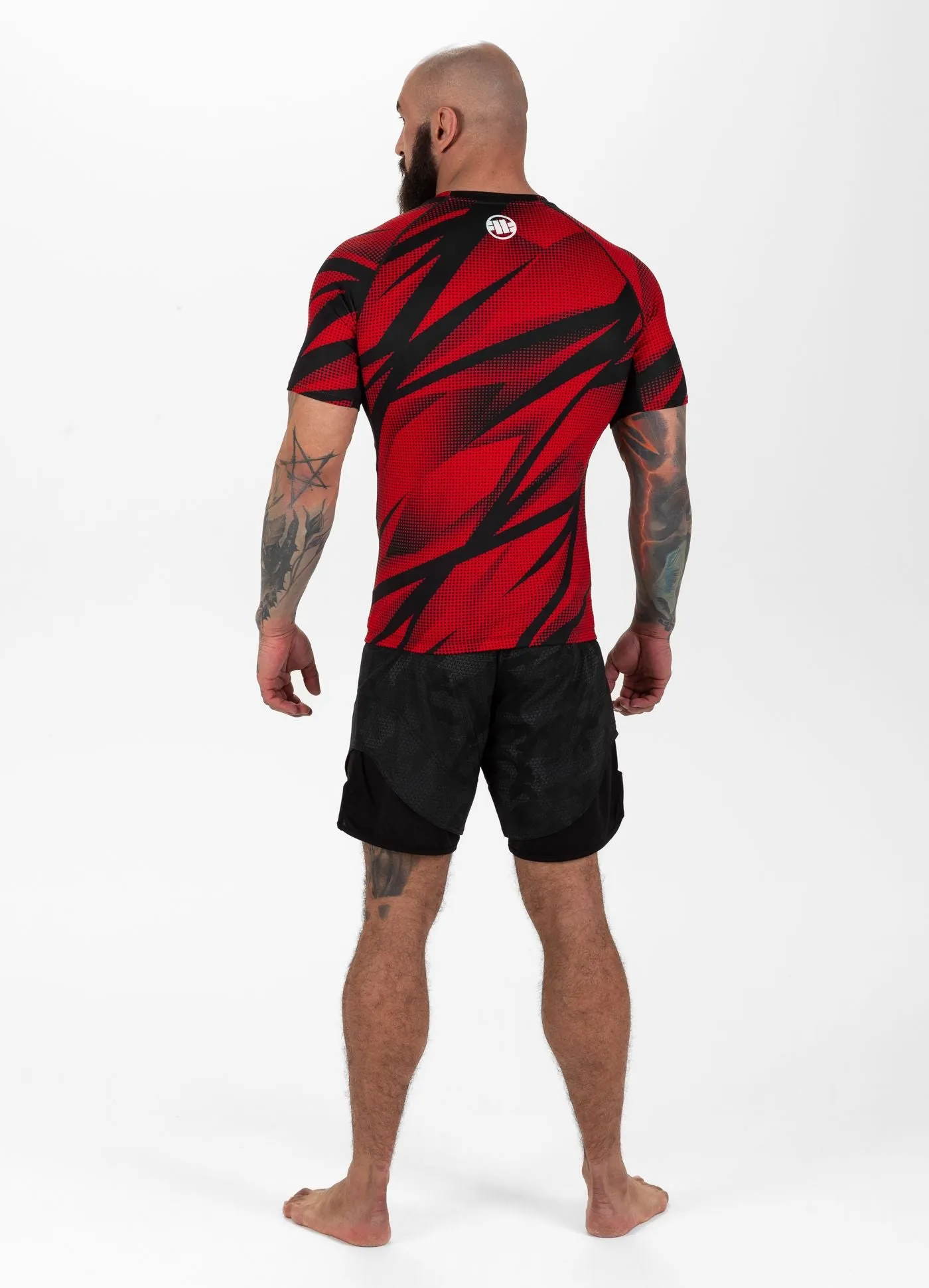 Dot Camo II Rashguard - Red