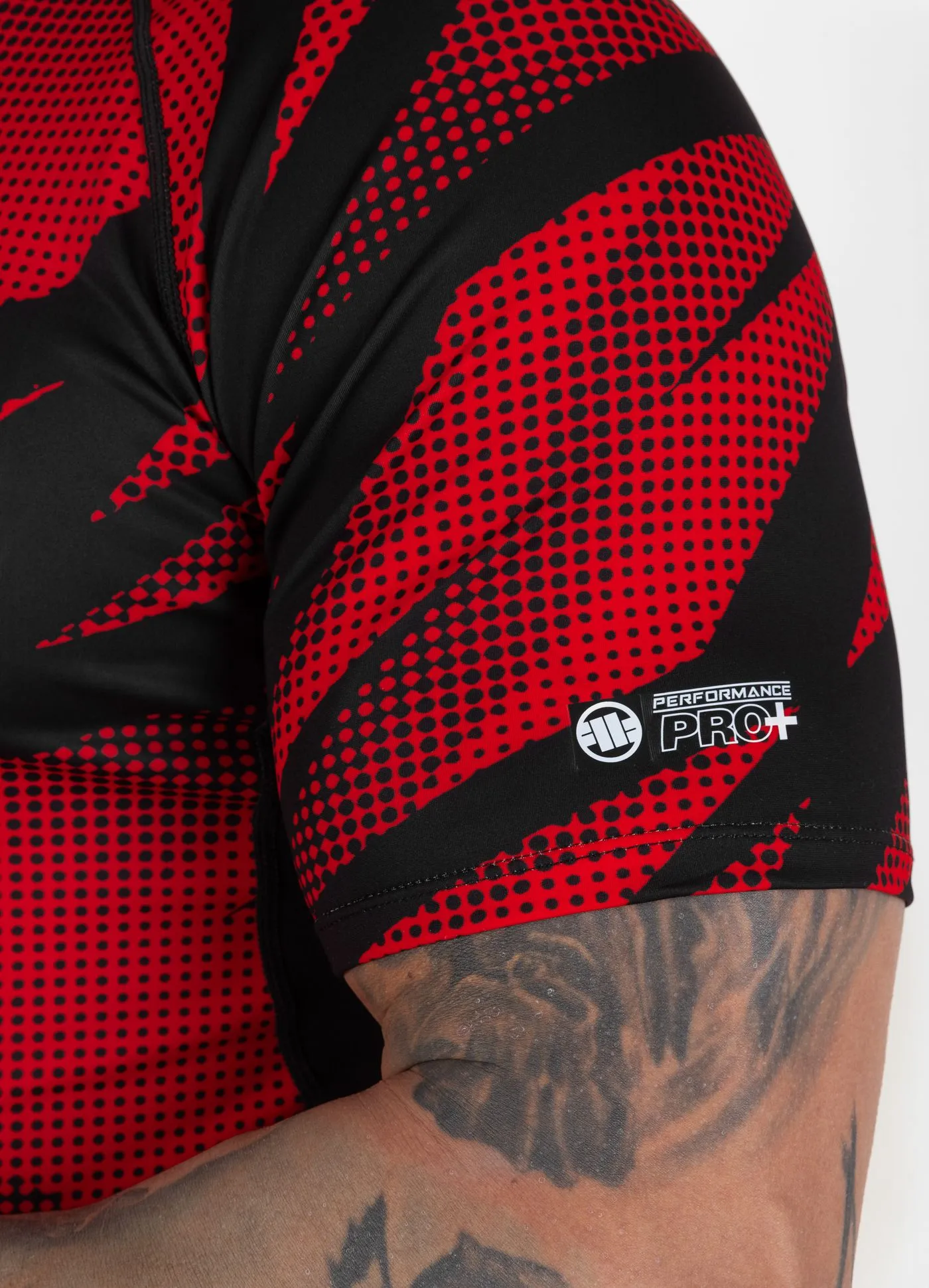 Dot Camo II Rashguard - Red