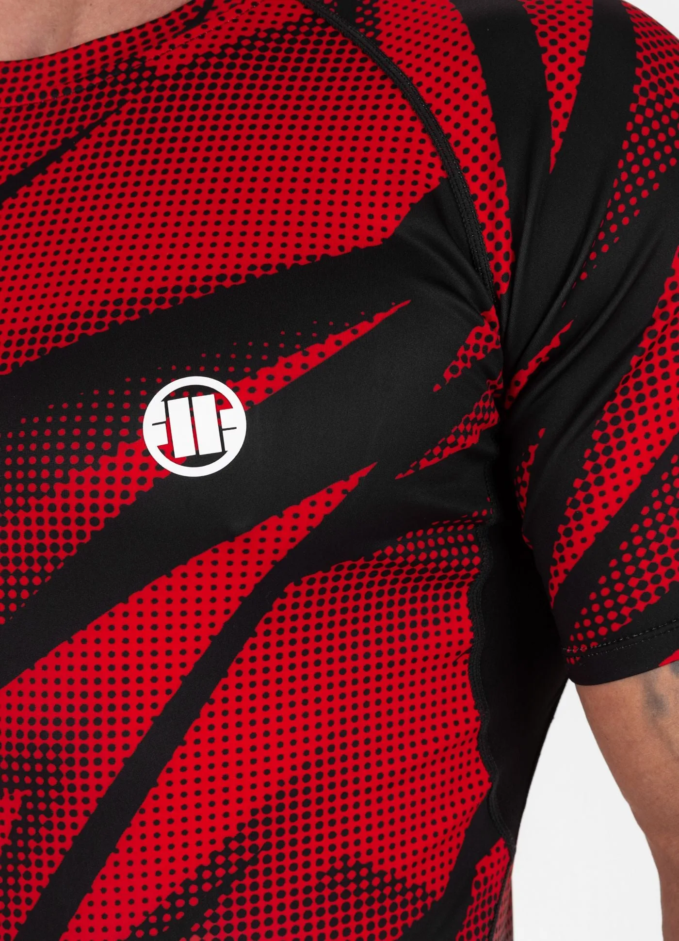 Dot Camo II Rashguard - Red