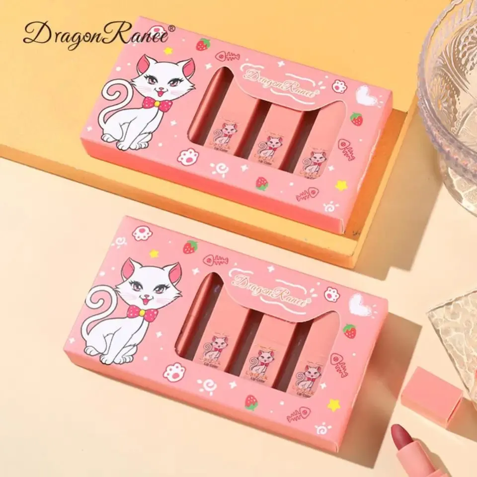 Dragon Ranee 5Pcs Matte Lipstick Set