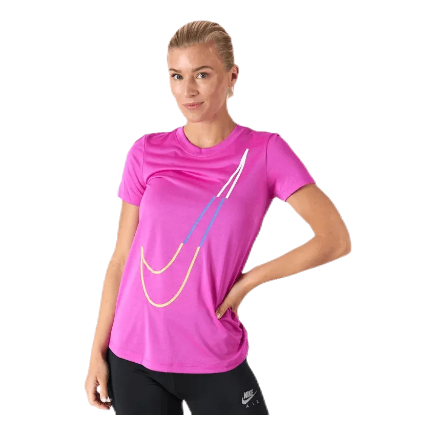 Dry Tee Leg Icon Clash Pink