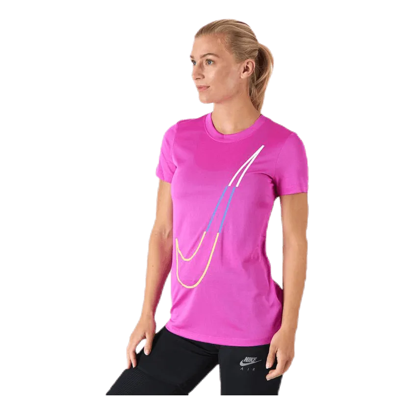 Dry Tee Leg Icon Clash Pink