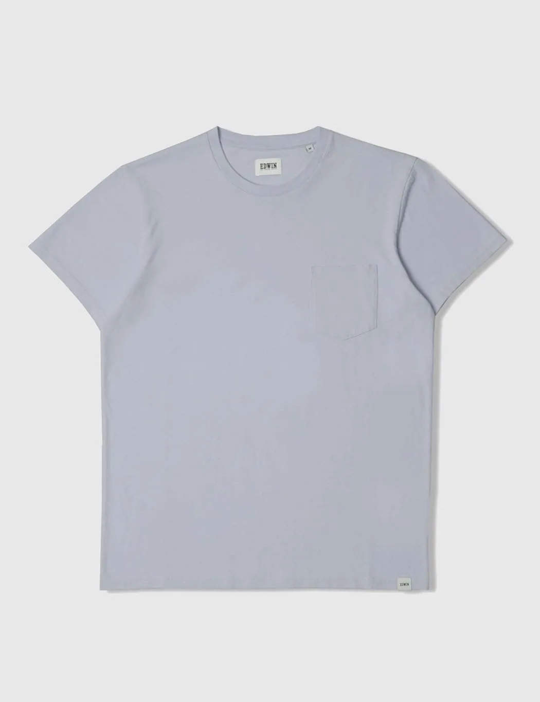 Edwin Pocket T-shirt - Ciel Clair Blue