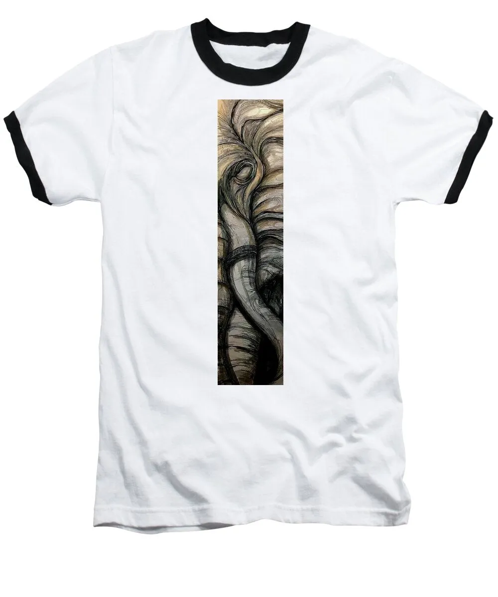 Elephant Half - Baseball T-Shirt