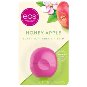eos Natural Shea Lip Balm- Honey Apple, All-Day Moisture, Made for Sensitive Skin, Shea Lip Care Products, 0.25 oz