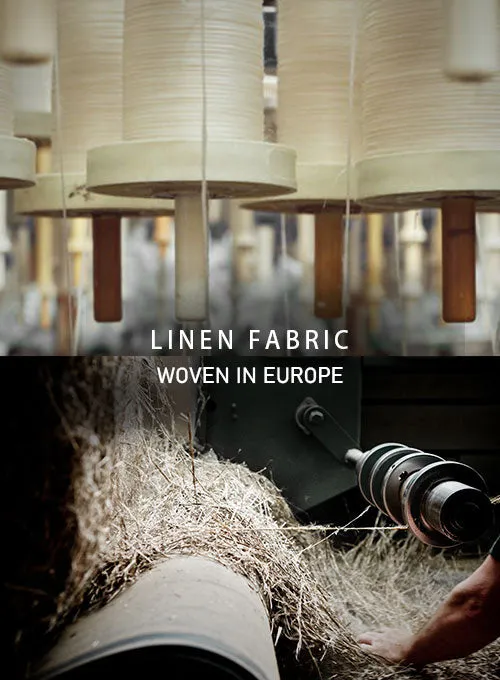 European Red Linen Shirt