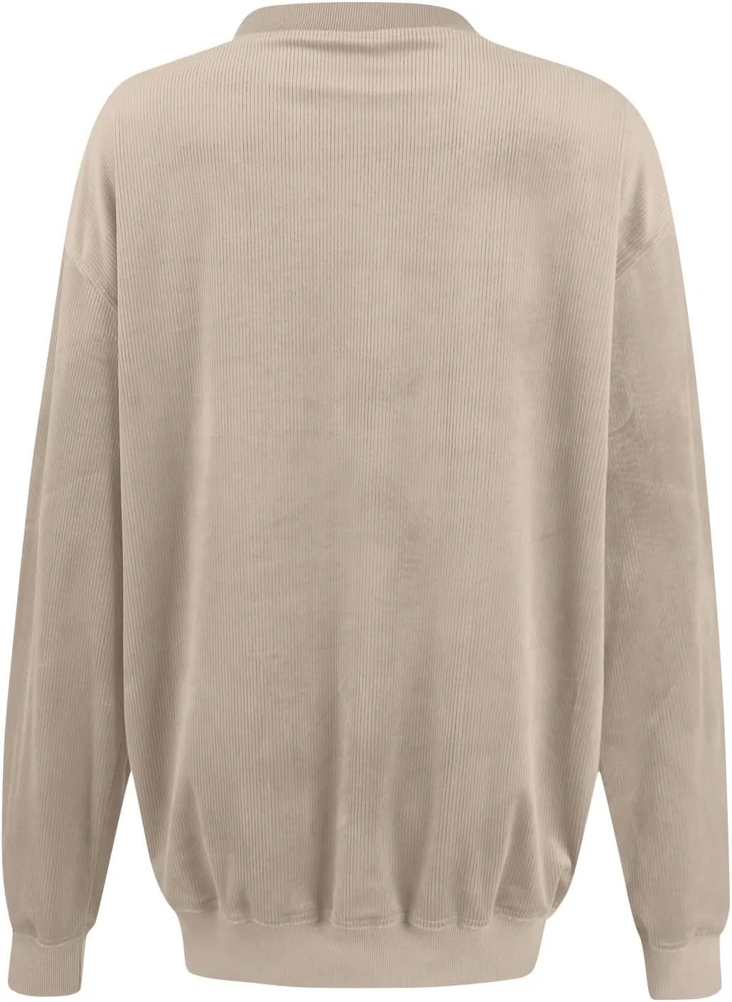 Fall Sweatshirts for Women Trendy Oversized Teacher Crewneck Sweatshirt Drop Shoulder Long Sleeve Pullover Sweaters