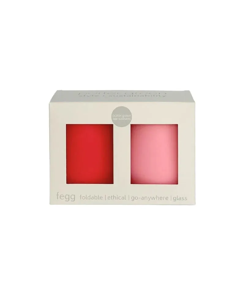 Fegg Tumblers (Pack of 2) - Cherry   Blush