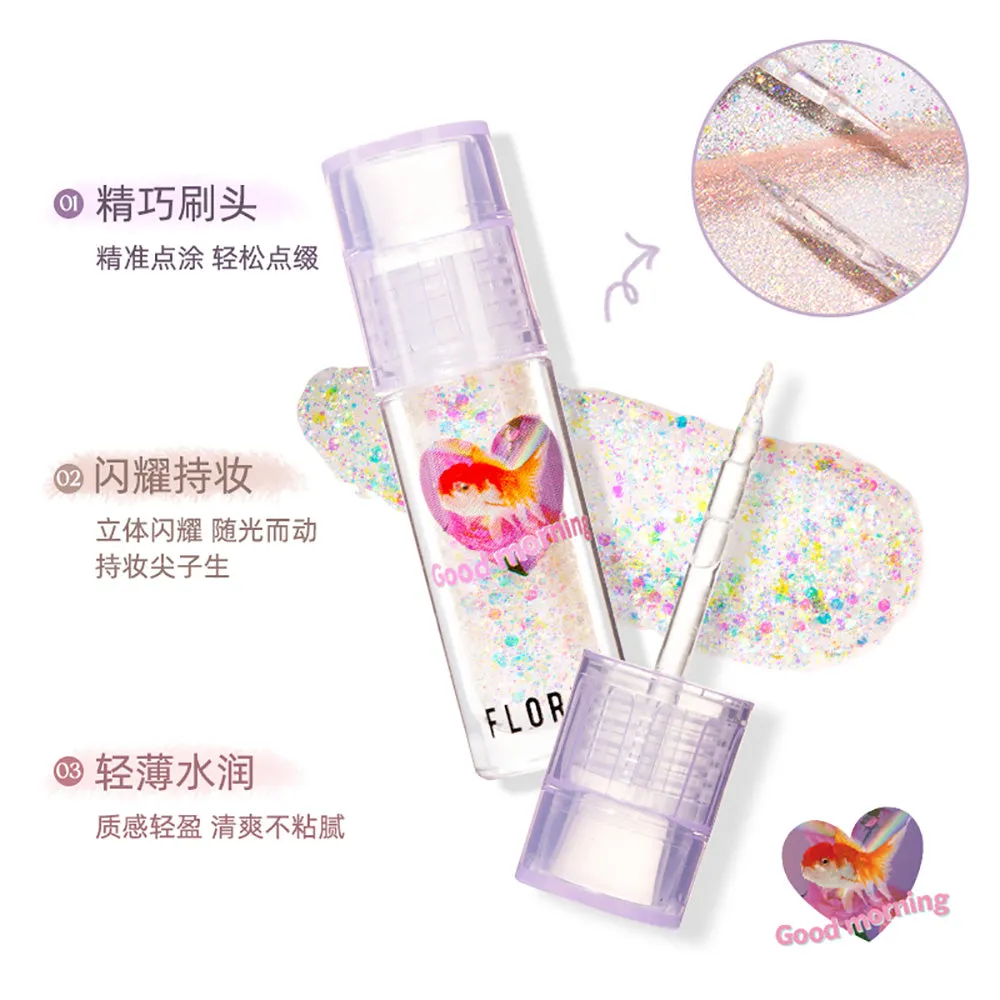 Florite Heart Attack Liquid Eyeshadow 01 - Shattered Glass