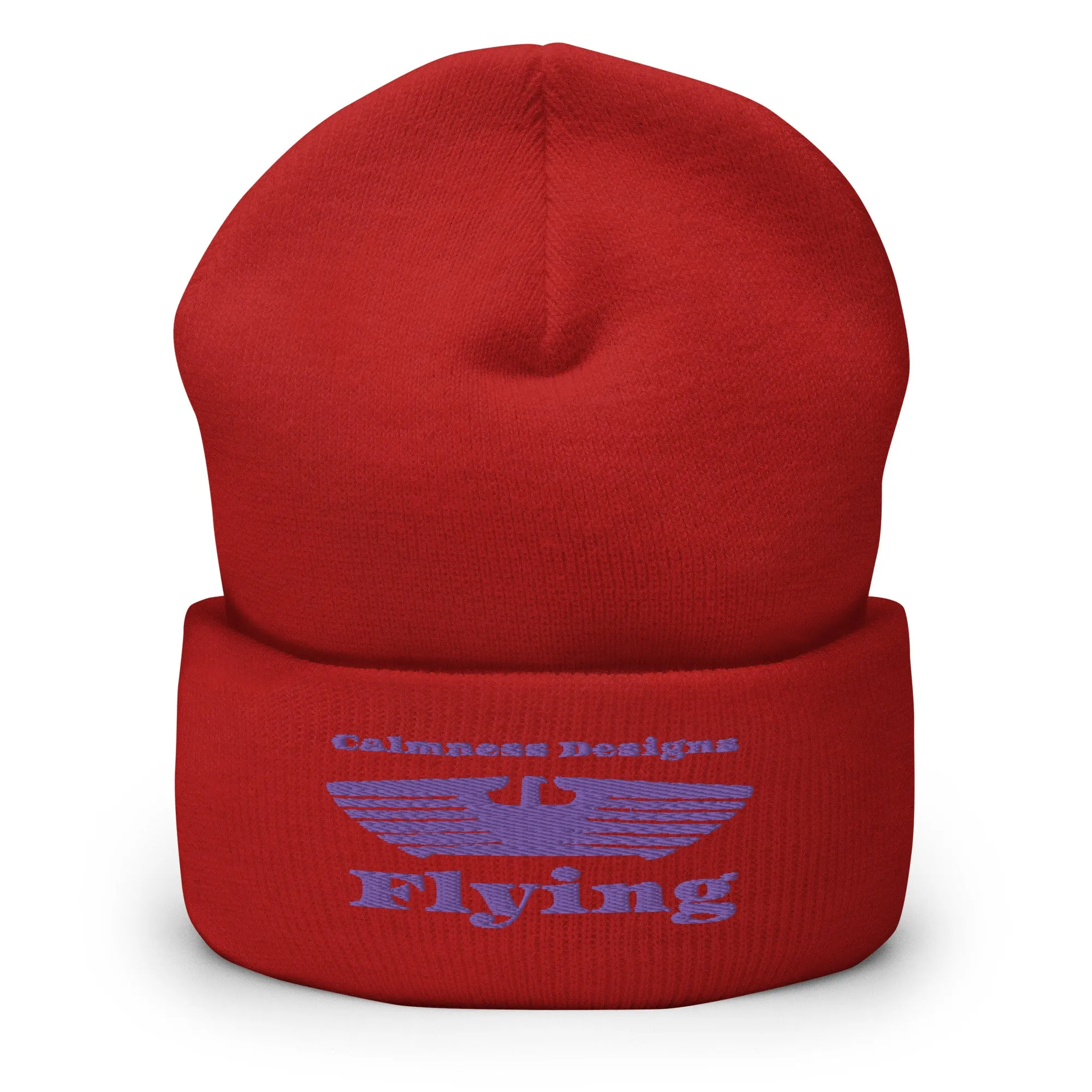 Flying Eagle,  CALMNESS DESIGNS,  Creative Designer's,  Cuffed Beanie