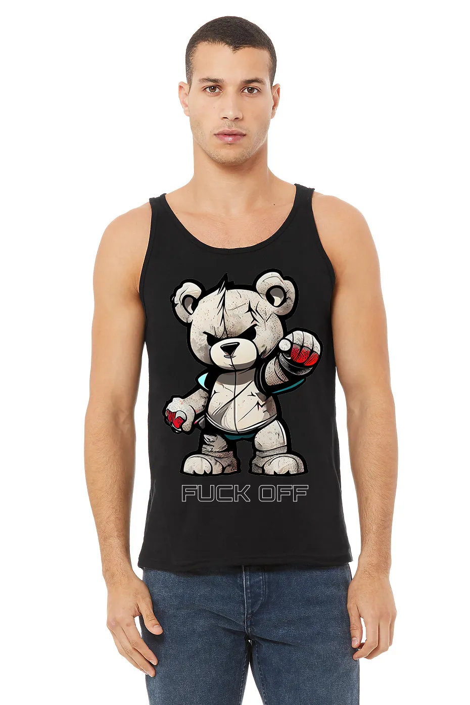 Fuck Off DTG Tank Top | Grooveman Music