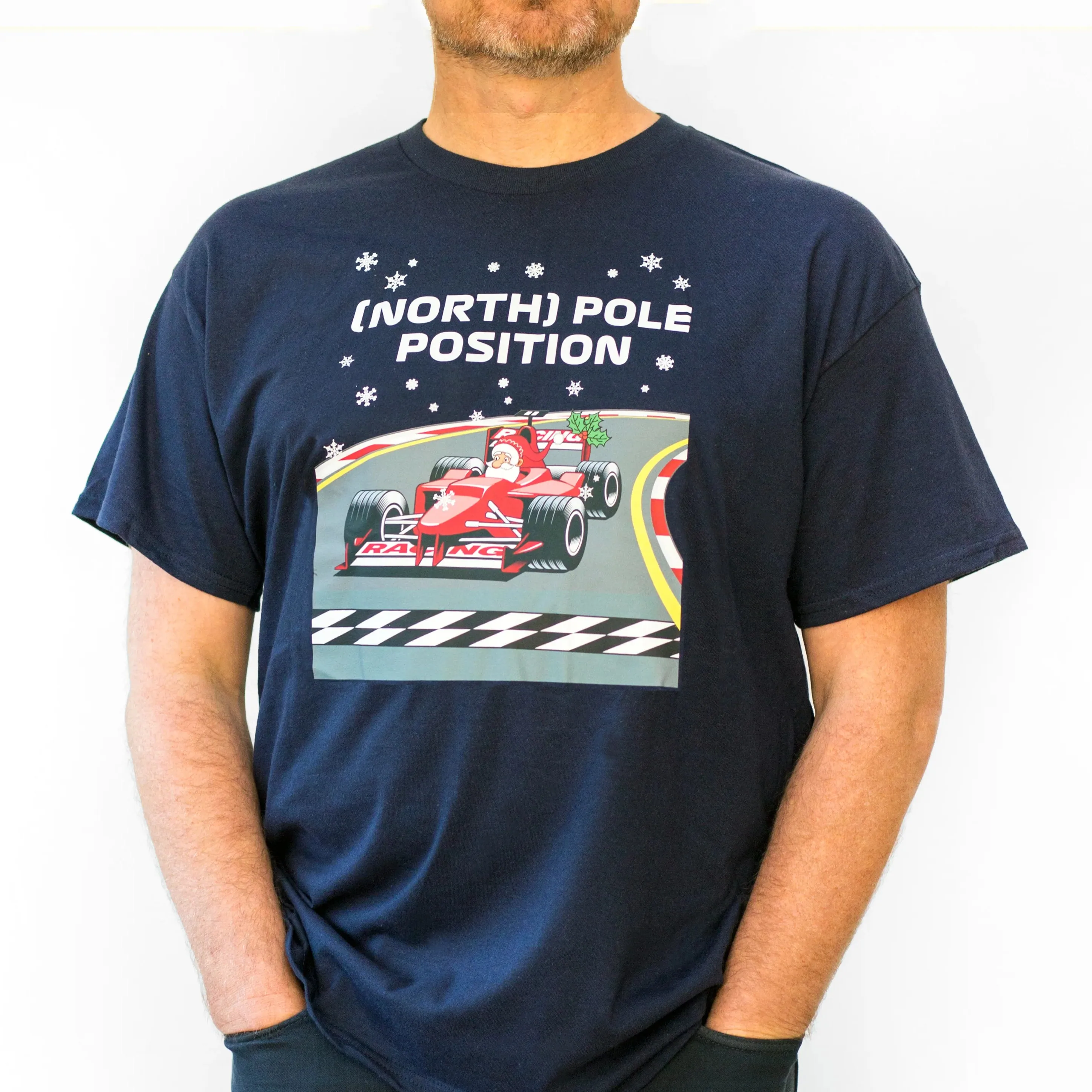 Funny Formula 1 Men's Christmas T-Shirt