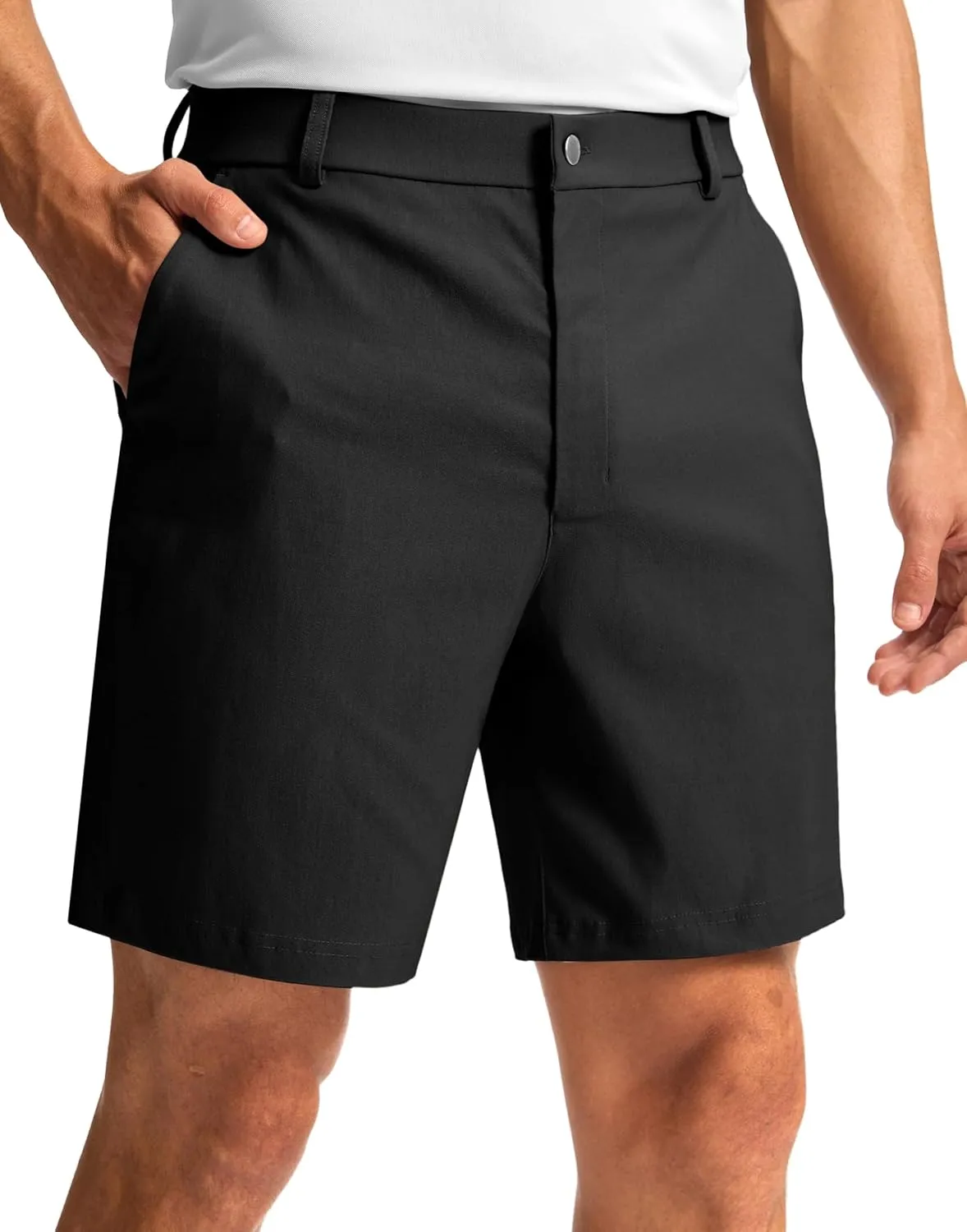 G Gradual Men's Golf Dress Shorts 7"/ 9" Stretch Casual Work Flat Front Shorts for Men with 3 Pockets Quick Dry