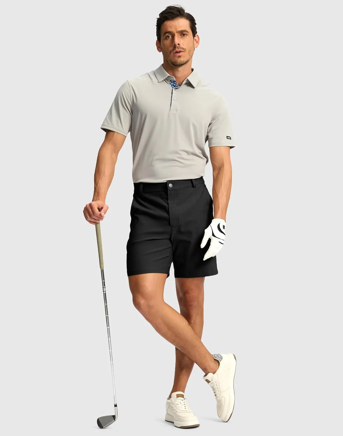 G Gradual Men's Golf Dress Shorts 7"/ 9" Stretch Casual Work Flat Front Shorts for Men with 3 Pockets Quick Dry