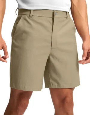 G Gradual Men's Golf Dress Shorts 7"/ 9" Stretch Casual Work Flat Front Shorts for Men with 3 Pockets Quick Dry
