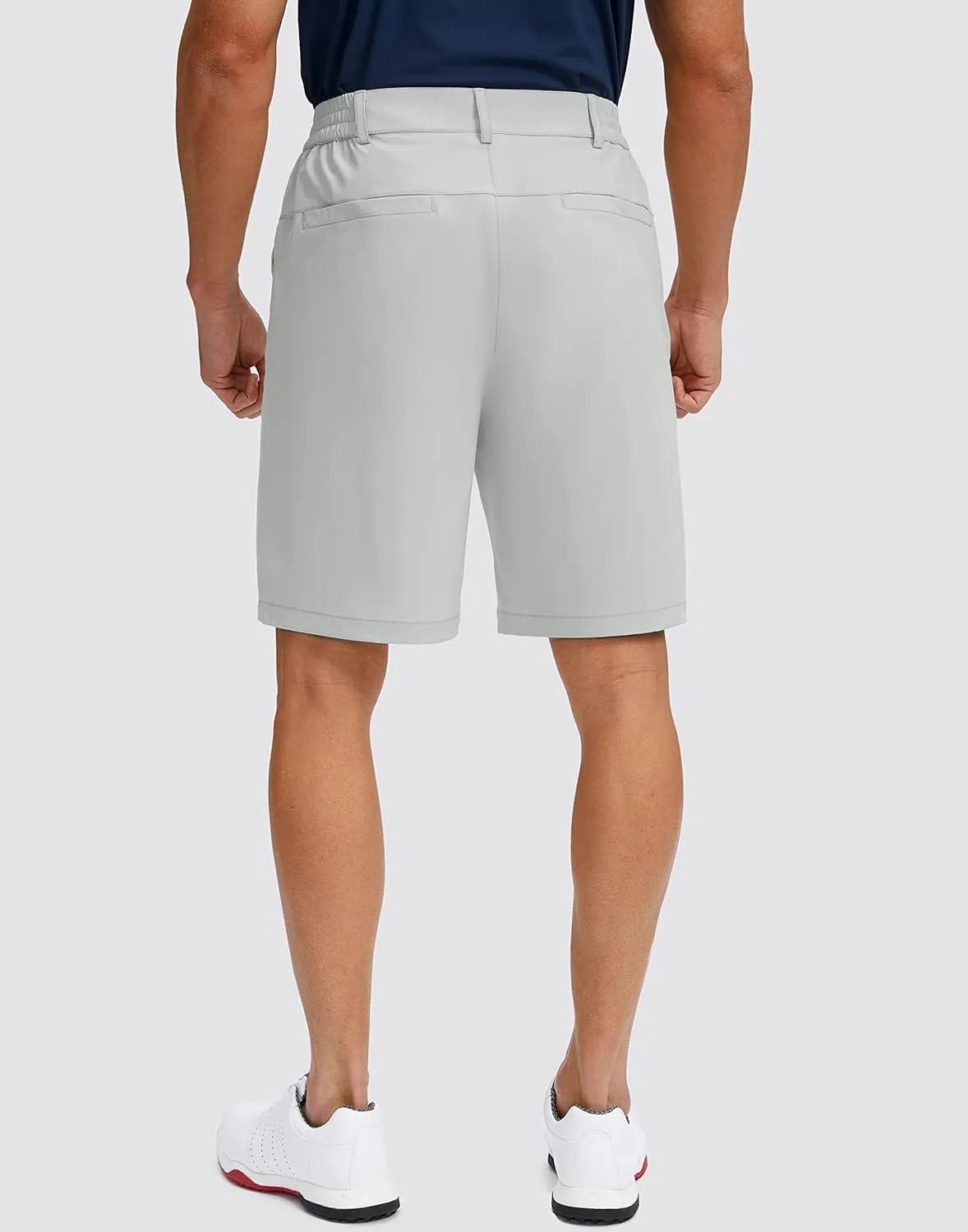 G Gradual Men's Golf Shorts with 5 Pockets 9" Light Weight Stretch Quick Dry Casual Dress Work Shorts for Men