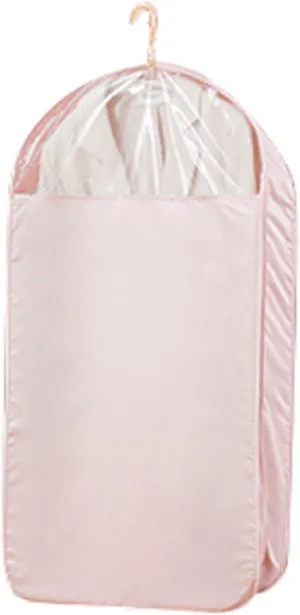Garment Bags for Hanging Clothes, Hanging Clothes Bag Dust-Proof Suitable for Coats, Jackets, Shirts, Down Jackets(Pink,90x58x9cm/35x23x4in)