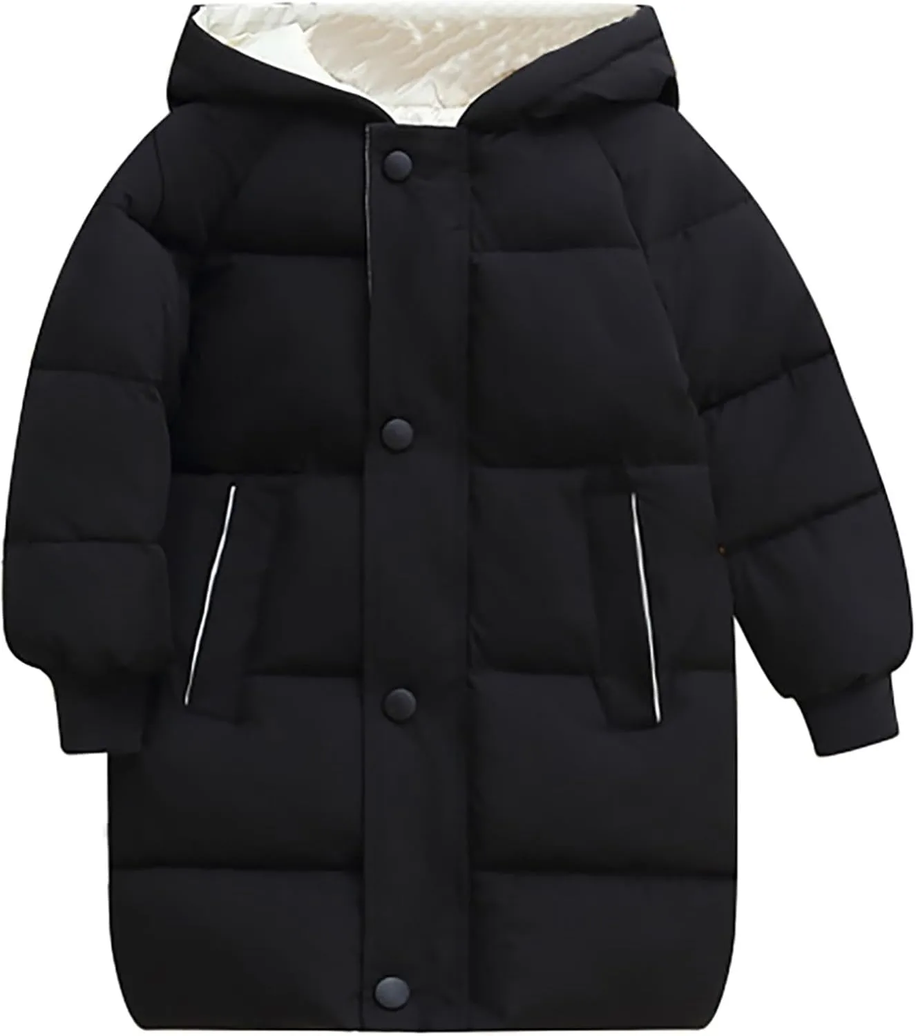 Girl Coats 4t Children's Down Padded Jacket Long Cotton Padded Jacket Baby Children's Padded Jacket Girls Hooded Coat