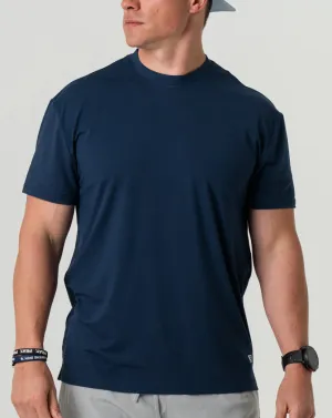 Go To Tee - Heather Navy