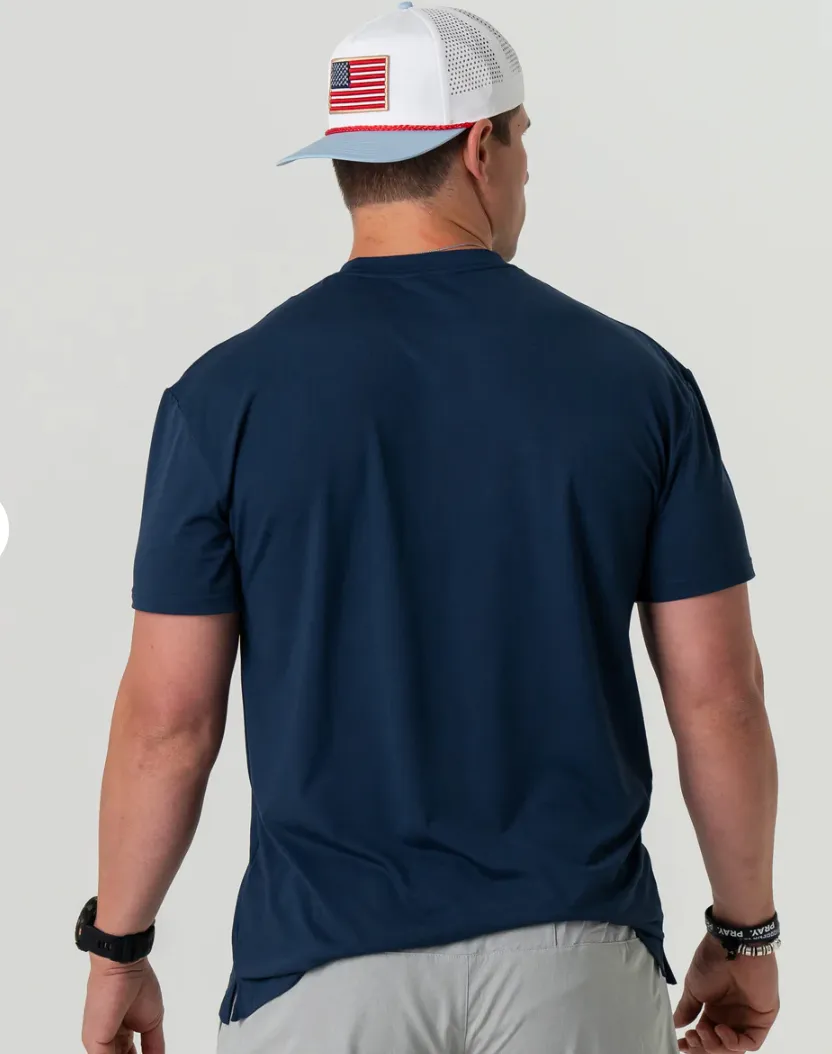 Go To Tee - Heather Navy